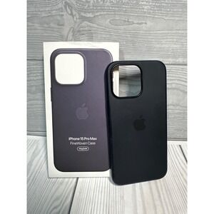 Apple iPhone 15 Pro Max FineWoven Case Black MagSafe